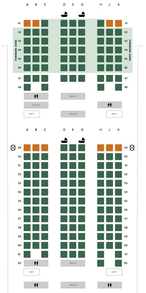 seating chart boeing 777-300er